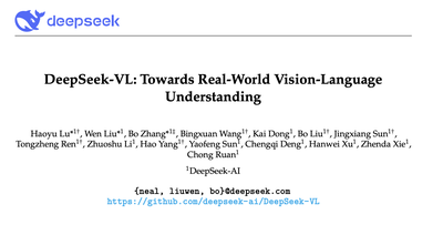 DeepSeek-VL论文