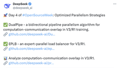 DeepSeek OpenSourceWeek第四弹：DualPipe + EPLB + 计算分析Profile-Data